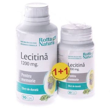 Lecitina 1200mg 90cps+30cps Gratis - Rotta Natura