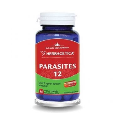 Parasites 12 Detox Forte 60cps - Herbagetica