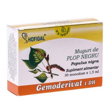 Plop Negru muguri - gemoderivat 30monodoze - Hofigal