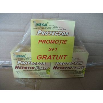 Protector Hepatic Forte 40cps 2+1 gratis- Hofigal