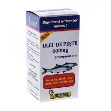 Ulei Peste 600mg 60cps - Hofigal