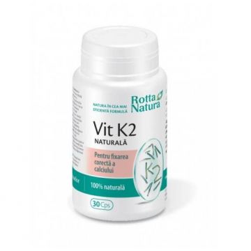 Vitamina K2 naturala 30cps - Rotta Natura