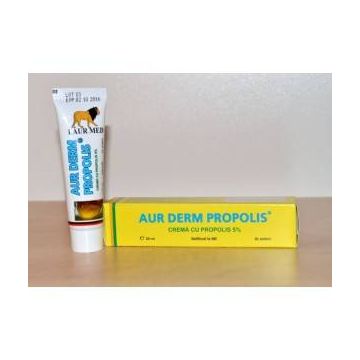 Aur Derm crema cu propolis 5% - 30ml - LAUR MED