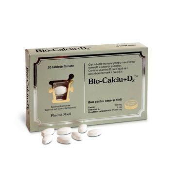 Bio-Calciu + D3 + K1 + K2 30cps - Pharma Nord