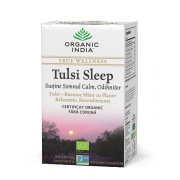 Ceai Tulsi Sleep 18pl - ORGANIC INDIA