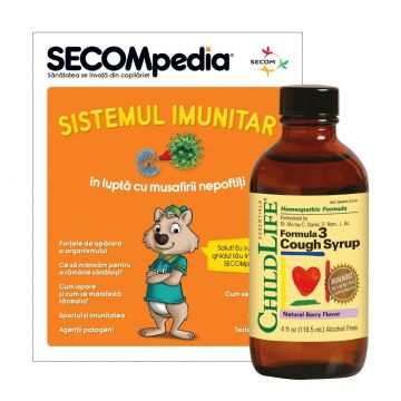 Cough Syrup, sirop de tuse 118,5ml, ChildLife - Secom