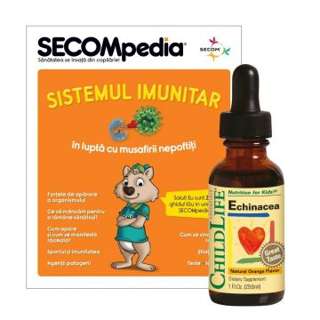 Echinacea (copii) 29.60ml (gust de portocale) - ChildLife Essentials - Secom