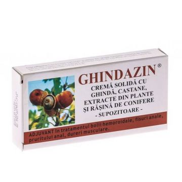 GHINDAZIN SUPOZITOARE 1,5g - 10buc - Elzin PLant