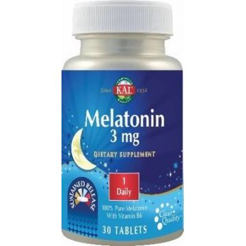 Melatonin 3mg 30tb - KAL - Secom