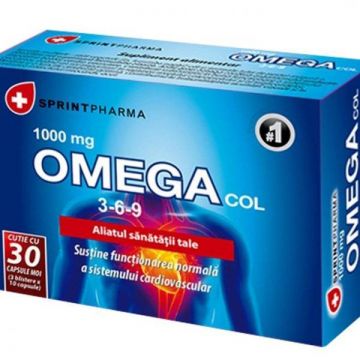 OMEGAcol 3-6-9 1000mg 30cps - Sprint Pharma