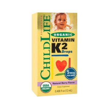 Organic Vitamin K2 12ml - ChildLife Essentials - Secom