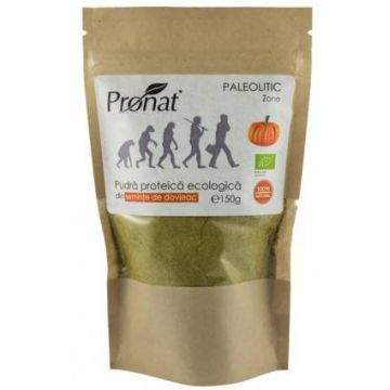 Pudra proteica din seminte de dovleac PALEO, 150g - Pronat