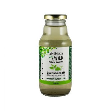 Seva de mesteacan cu ceai matcha - eco-bio 330ml - Absolutely Wild