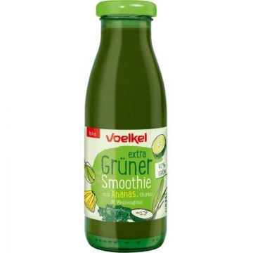 Smoothie verde cu ananas - eco-bio castravete si grau verde - eco-bio 250ml - Voelkel