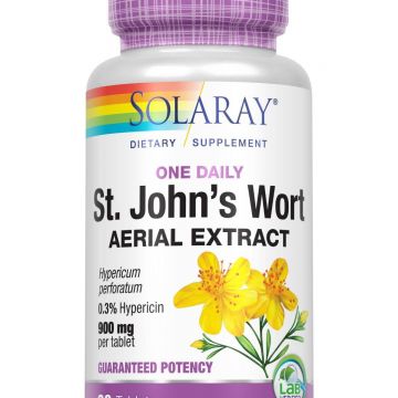 St. John's Wort (Sunatoare) 900mg 30tb - Solaray - Secom