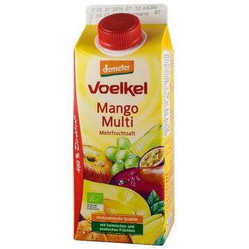 Suc de mango si multi fruct - eco-bio 0,75l - Voelkel