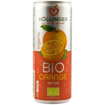 Suc de portocale - eco-bio 250ml, Carbogazos - Hollinger