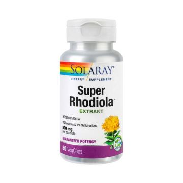 Super Rhodiola 500mg 30cps - Solaray - Secom