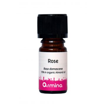 Ulei esential de trandafir (rosa damascena) in ulei de migdale eco-bio 5ml - Armina
