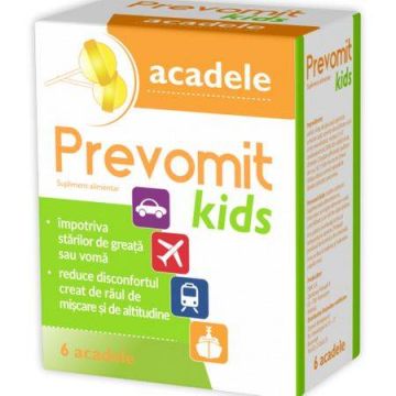 Acadele Prevomit Kids 6 acadele, Zdrovit