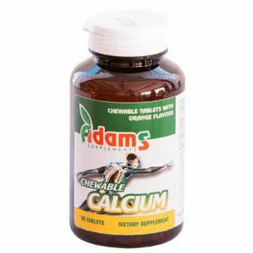 Calciu Calcium Chewable 90tb, ADAMS