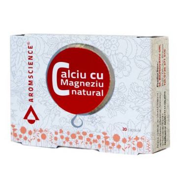 Calciu cu magneziu natural 20cps, Aromscience