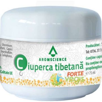 Ciuperca tibetana forte crema, 75ml, Aromscience