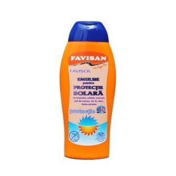 FAVISOL, EMULSIE PROTECTIE SOLARA, FPS 40, 250ml, Favisan