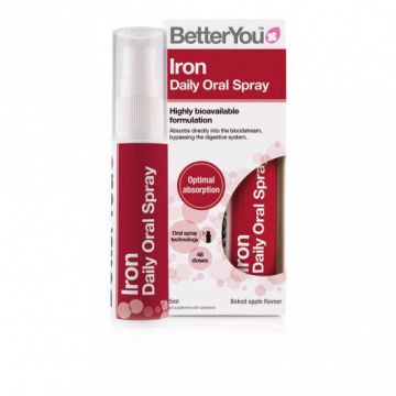 Iron 5mg Oral Spray 25ml, BETTERYOU