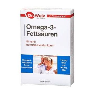 Omega-3 - Fettsäuren - acizi grasi esentiali - 60cps - Dr. Wolz