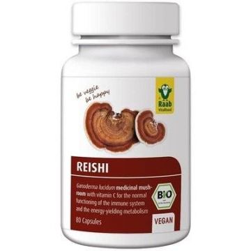 REISHI EXTRACT BIO 400mg, 80cps, Raab