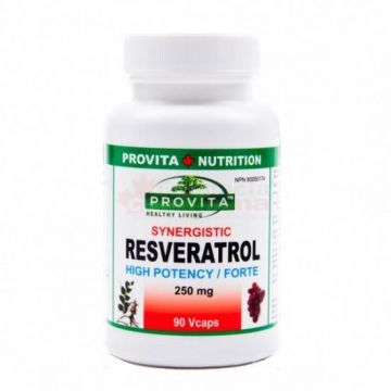 Resveratrol 250mg, 90 Vcaps, Organika Provita Nutrition