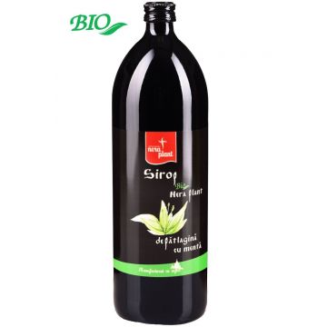 Sirop de patlagina cu menta, 1000ml - Nera Plant