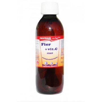 Sirop Fier si Vitamina C, 250ml - Favisan