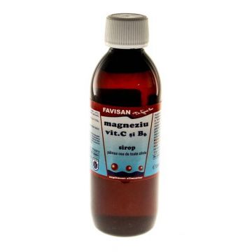 Sirop Magneziu, Vitamina C si B6, 250ml - Favisan