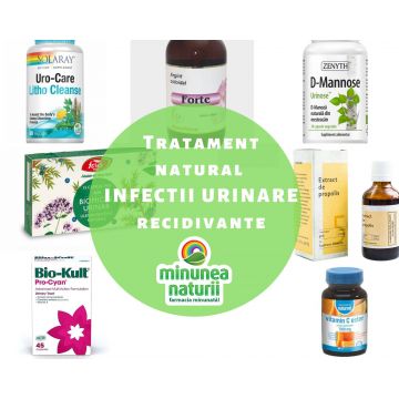 Tratament natural INFECTII URINARE recidivante