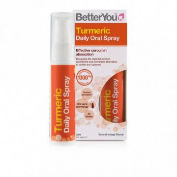 Turmeric Oral Spray 1300mg 25ml, BETTERYOU