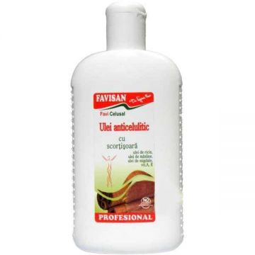 ULEI ANTICELULITIC CU SCORTISOARA FAVICELUSAL, 300ml, Favisan