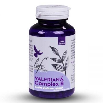 Valeriana + Complex B, 60cps, Life Bio