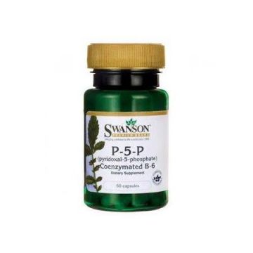 VITAMINA B6 20mg, 60cps, SWANSON