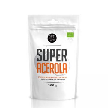 Acerola pulbere, eco-bio, 100g - Diet-Food