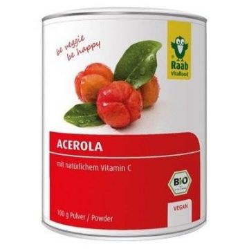 Acerola pulbere, eco-bio, 100g - Raab