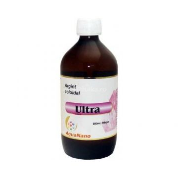 ARGINT COLOIDAL ULTRA 80ppm 500ml, AQUANANO