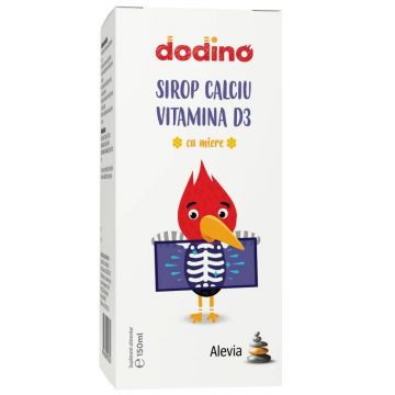 Calciu + D3 DODINO Sirop 150ml, Alevia