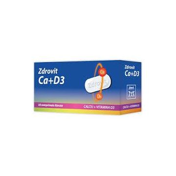 CALCIU + VITAMINA D3 50cpr, Zdrovit