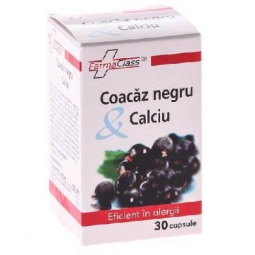 COACAZ NEGRU SI CALCIU 30cps, FARMACLASS