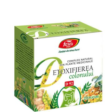 Complex detoxifierea colonului d92 28pl, FARES