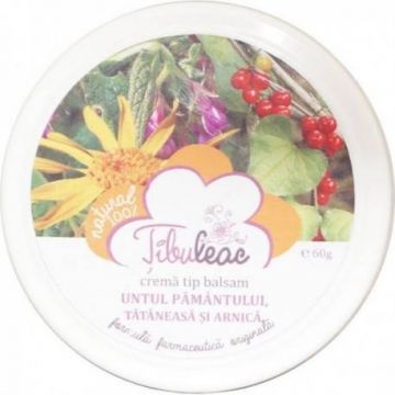 Crema tip balsam Untul Pamantului Tataneasa si Arnica 60g, Tibuleac