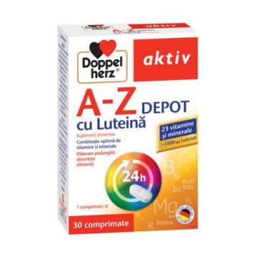 Doppel aktiv A - Z DEPOT CU LUTEINA 30cpr, Doppelherz