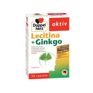 DOPPEL AKTIV LECITINA + GINGKO 30cps, Doppelherz